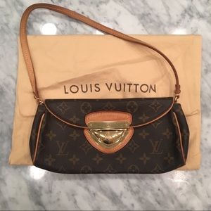 Louis Vuitton Beverly Monogram Canvas Clutch
